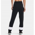 Under Armour Women's Rival Terry Colorblock Joggers || بنطلون أندر آرمر رايفال تيري كلربلوك للنساء لون أسود