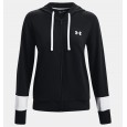 Under Armour Women's Rival Terry Colorblock Full-Zip Hoodie|| تيشيرت هودي أندر آرمر رايفال تيري ملر بلوك للنساء لون أسود