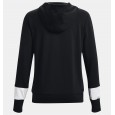 Under Armour Women's Rival Terry Colorblock Full-Zip Hoodie|| تيشيرت هودي أندر آرمر رايفال تيري ملر بلوك للنساء لون أسود