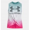 Under Armour Women's Run Anywhere Tank || تيشيرت تانك أندر آرمر رن اني ويير بلا أكمام للنساء لون أخضر وأبيض وزهري