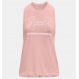 Under Armour Women's Sportstyle Logo Tank || تيشيرت تانك أندر آرمر سبورتستايل لوجو بلا أكمام للنساء لون زهري