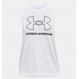 Under Armour Women's Sportstyle Logo Tank || تيشيرت تانك أندر آرمر سبورتستايل لوجو بلا أكمام للنساء لون أبيض