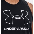 Under Armour Women's Sportstyle Logo Tank || تيشيرت تانك أندر آرمر سبورتستايل لوجو بلا أكمام للنساء لون أسود