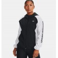 Under Armour Women's Woven Mesh Full-Zip Jacket|| سترة أندر آرمر ووفن مش فل زيب للنساء لون أسود ورمادي