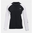 Under Armour Women's Woven Mesh Full-Zip Jacket|| سترة أندر آرمر ووفن مش فل زيب للنساء لون أسود ورمادي