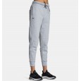 Under Armour Women's Rival Fleece Mesh Pants || بنطلون أندر آرمر رايفال فليس مش للنساء لون رمادي