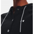 Under Armour Women's Rival Fleece Mesh Hoodie|| تيشيرت هودي أندر آرمر رايفال فليس مش للنساء لون أسود