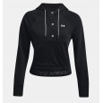 Under Armour Women's Rival Fleece Mesh Hoodie|| تيشيرت هودي أندر آرمر رايفال فليس مش للنساء لون أسود