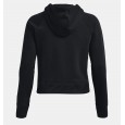 Under Armour Women's Rival Fleece Mesh Hoodie|| تيشيرت هودي أندر آرمر رايفال فليس مش للنساء لون أسود