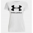 Under Armour Women's Sportstyle Graphic Short Sleeve T-Shirts|| تيشيرت أندر آرمر سبورت ستايل جرافيك بأكمام قصيرة للنساء لون أبيض