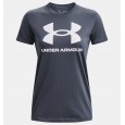 Under Armour Women's Sportstyle Graphic Short Sleeve T-Shirts|| تيشيرت أندر آرمر سبورت ستايل جرافيك للنساء لون رمادي