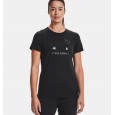 Under Armour Women's Sportstyle Graphic Short Sleeve T-Shirts|| تيشيرت أندر آرمر سبورت ستايل جرافيك بأكمام قصيرة للنساء لون أسود