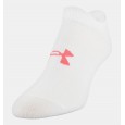 Under Armour Women's Essentials No Show (6-Pack) Socks || جوارب أندر آرمر إسنشالز نو شو للنساء-6 أزواج لون أبيض