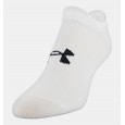 Under Armour Women's Essentials No Show (6-Pack) Socks || جوارب أندر آرمر إسنشالز نو شو للنساء-6 أزواج لون أبيض