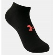 Under Armour Women's Essentials No Show (6-Pack) Socks || جوارب أندر آرمر إسنشالز نو شو للنساء-6 أزواج لون أسود