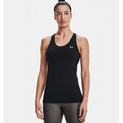 Under Armour Women's HeatGear Armour Racer Tank || تيشيرت تانك أندر آرمر هيت جير ارمر ريسر للنساء لون أسود