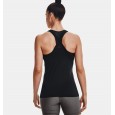 Under Armour Women's HeatGear Armour Racer Tank || تيشيرت تانك أندر آرمر هيت جير ارمر ريسر للنساء لون أسود