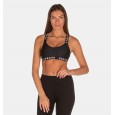 Under Armour Women's Wordmark Strappy Sportlette Sports Bra|| صدرية رياضية أندر آرمر وورد مارك للنساء لون أسود