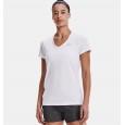 Under Armour Women's UA Tech V-Neck T-Shirt || تيشيرت أندر آرمر تك ياقة في للنساء لون أبيض