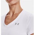 Under Armour Women's UA Tech V-Neck T-Shirt || تيشيرت أندر آرمر تك ياقة في للنساء لون أبيض