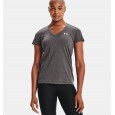 Under Armour Women's UA Tech™ V-Neck T-Shirt || تيشيرت أندر آرمر تك ياقة V للنساء لون فيراني كربون