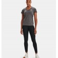 Under Armour Women's UA Tech™ V-Neck T-Shirt || تيشيرت أندر آرمر تك ياقة V للنساء لون فيراني كربون