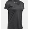 Under Armour Women's UA Tech™ V-Neck T-Shirt || تيشيرت أندر آرمر تك ياقة V للنساء لون فيراني كربون