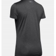 Under Armour Women's UA Tech™ V-Neck T-Shirt || تيشيرت أندر آرمر تك ياقة V للنساء لون فيراني كربون