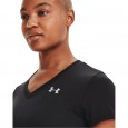 Under Armour Women's UA Tech V-Neck T-Shirt || تيشيرت أندر آرمر تك ياقة V للنساء لون أسود