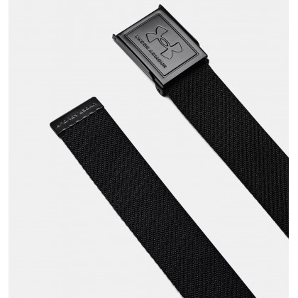 Under Armour Men's Webbing Belt || حزام سير أندر آرمر ويبينج للرجال لون أسود