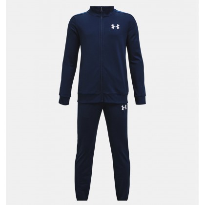 Under Armour Boys' UA Knit Tracksuit || بدلة رياضية أندر آرمر نت للأطفال لون كحلي