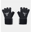 Under Armour Men's Project Rock Training Gloves || قفازات أندر آرمر بروجكت روك ترينينج للرجال لون أسود