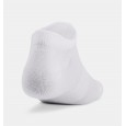 Under Armour Unisex Essential No Show (3-Pack) Socks || جوارب أندر آرمر ايسنشال نو شو للجنسين-3 أزواج لون أبيض