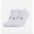 Under Armour Unisex ArmourDry Run No Show (One-Pack) Socks || جوارب أندر آرمر دراي رن نو شو للجنسين (زوج واحد) لون أبيض