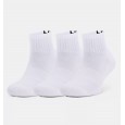 Under Armour Unisex Core Quarter (3-Pack) Socks || جوارب أندر آرمر كور كوارتر للجنسين-3 أزواج لون أبيض