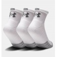 Under Armour Unisex HeatGear Quarter (3-Pack) Socks || جوارب أندر آرمر هيت جير كوارتر للجنسين-3 أزواج لون أبيض