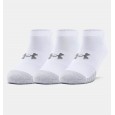 Under Armour Adult HeatGear No Show (3-Pack) Socks || جوارب أندر آرمر ادلت هيت جير نو شو للجنسين-3 أزواج لون أبيض