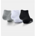 Under Armour Adult HeatGear No Show (3-Pack) Socks || جوارب أندر آرمر ادلت هيت جير نو شو للجنسين-3 أزواج بثلاث ألوان