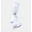 Under Armour Adult HeatGear® Crew (3-Pack) Socks || جوارب أندر آرمر ادلت هيت جير كرو للجنسين-3 أزواج لون أبيض