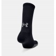 Under Armour Adult HeatGear® Crew (3-Pack) Socks || جوارب أندر آرمر ادلت هيت جير كرو للجنسين-3 أزواج لون أسود