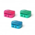 Double hole plastic sharpener ErichKrauseبراية