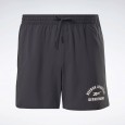 شورت ريبوك جرافيك ويفن للرجال لون أسود || Reebok Men's Training Graphic Woven Shorts - Black 