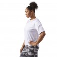 تيشيرت ريبوك لايت ويت ويفن للنساء لون أبيض || Reebok Women's Lightweight Woven T-Shirt - White