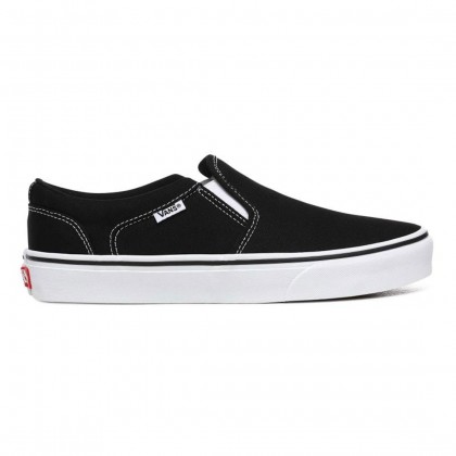 Vans MN Asher حذاء شبابي من فانز لون اسود ونعل ابيض