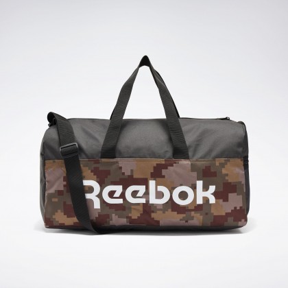 حقيبة ريبوك اكت كور جرافيك جريب للجنسين لون زيتي || Reebok Unisex Act Core Graphic Grip Bag