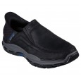 حذاء سكيتشرز سليب انس: ريسبيكتد - ايليجن للرجال لون أسود || Skechers Men's Slip-ins RF: Respected - Elgin Shoes