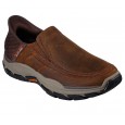 حذاء سكيتشرز سليب انس: ريسبيكتد - ايليجن للرجال لون بني || Skechers Men's Slip-ins RF: Respected - Elgin Shoes