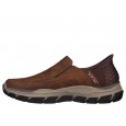 حذاء سكيتشرز سليب انس: ريسبيكتد - ايليجن للرجال لون بني || Skechers Men's Slip-ins RF: Respected - Elgin Shoes