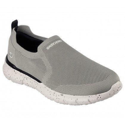 حذاء سكيتشرز ديل ريتو - كروين للرجال لون رمادي فاتح || Skechers Men's Del Retto - Corwen Shoes