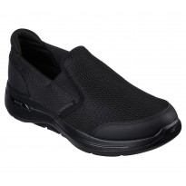 حذاء سكيتشرز جو ووك ارتش فيت-روبست كمفورت للرجال لون أسود || Skechers Men's GOwalk Arch Fit - Robust Comfort Shoes